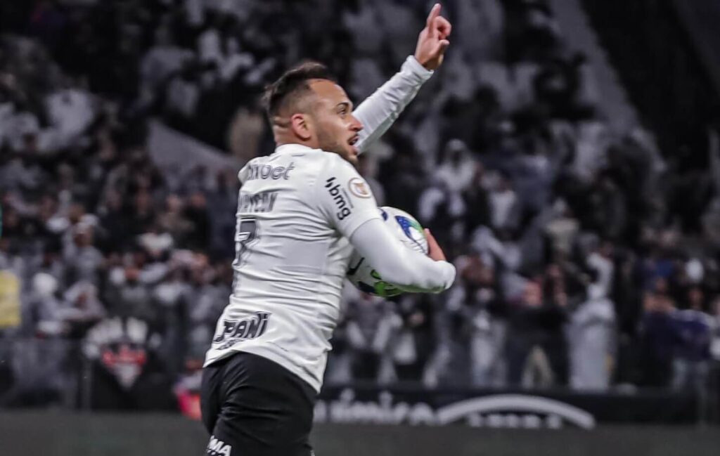 Maycon, gol 500 do Corinthians na Neo Química Arena (Imagem/Reprodução)