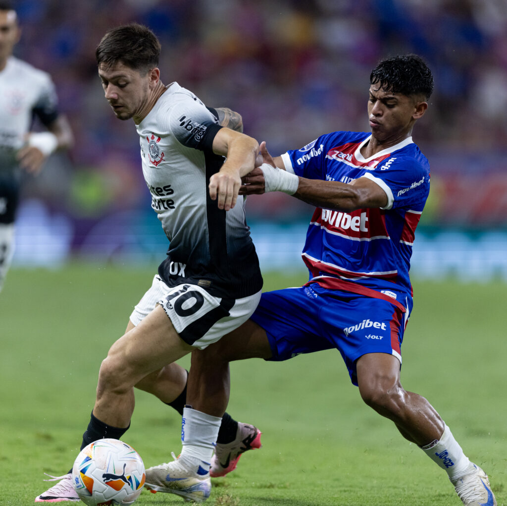 Nesta terça-feira(24), o Corinthians recebe o Fortaleza em São Paulo, às 21h30, na partida de volta das quartas de final da Sul-Americana.