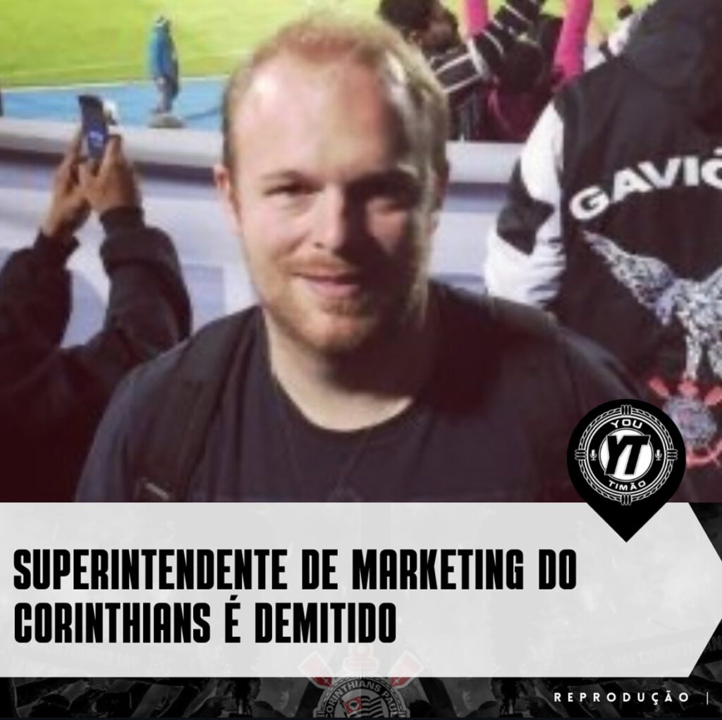 Nesta terça-feira (29), o Corinthians desligou Vinicius Manfredi do cargo de superintendente de marketing do clube.
