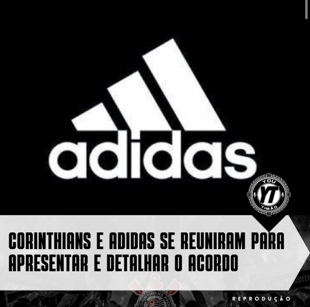 Na última quarta-feira (28), o presidente interino do Corinthians, Osmar Stabile, se reuniu com a Adidas do Brasil.