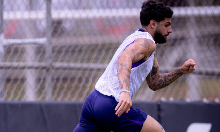 Yuri Alberto treinando